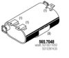 RENAULT 5010077050 Middle-/End Silencer